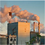 Smoke from factory